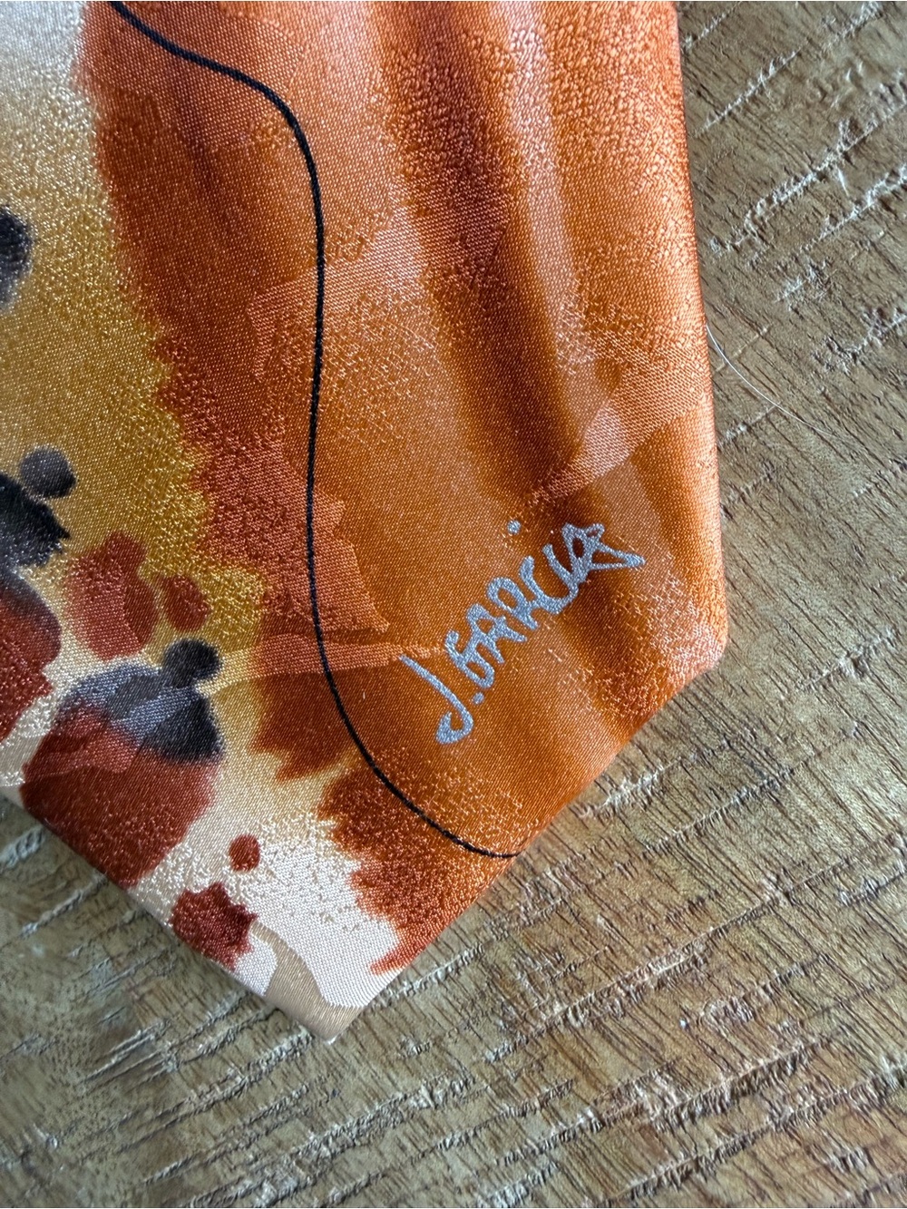 J. Garcia silk tie